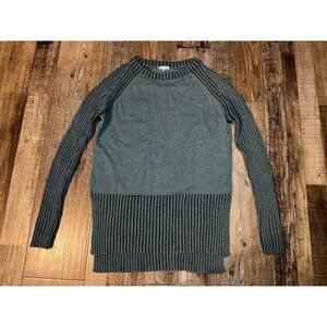 Smartwool Women's Ripple Creek Tunic Sweater Mediterranean Green Heather Medium